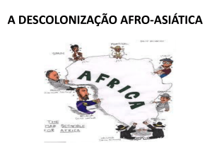 a descolonização afro-asiática