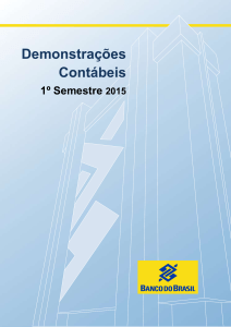 Banco do Brasil - Demonstrações Contábeis - 1º Semestre 2015