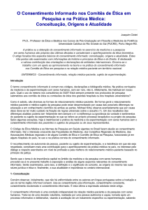 O Consentimento Informado n