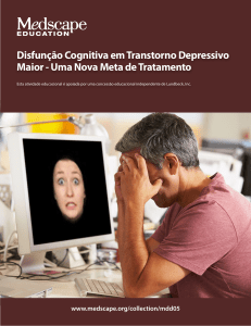 Disfunção Cognitiva em Transtorno Depressivo Maior