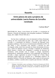 Laerte Ramos de Carvalho revisitado - Revista Brasileira de História