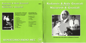 Encarte do CD - Ernesto Nazareth