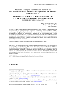 problematização no ensino de tópicos do eletromagnetismo