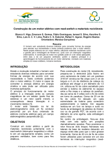 Construção de um motor elétrico com reed-switch e