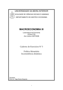 MACROECONOMIA III - DGE