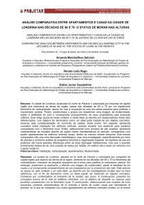 análise comparativa entre apartamentos e casas da cidade