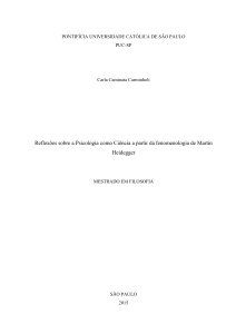 Reflexões sobre a Psicologia como Ciência a partir da