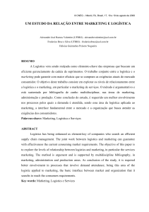 um estudo da relação entre marketing e logística