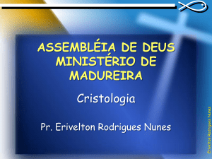 Cristologia - Erivelton Rodrigues Nunes