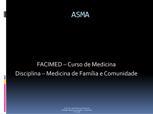 FACIMED – Curso de Medicina – MFC – ASMA