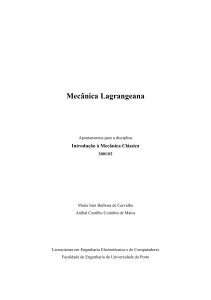 Mecânica Lagrangeana