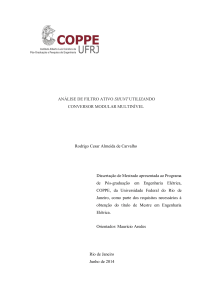 Análise de Filtro Ativo Shunt Utilizando Conversor