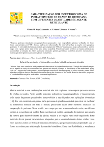 caracterização por espectroscopia de infravermelho de