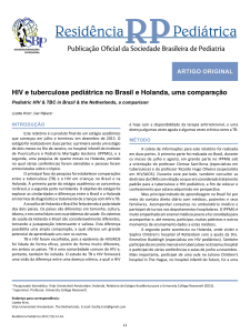 HIV e tuberculose pediátrica no Brasil e Holanda, uma comparação