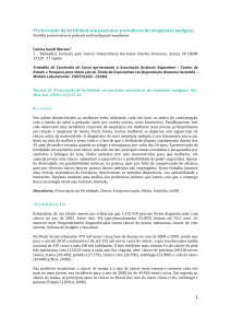 Preservação da fertilidade em pacientes portadoras de - CRM-PR