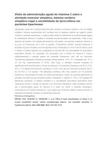 Efeito da administração aguda de vitamina C sobre a atividade