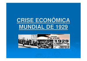 crise econômica mundial de 1929