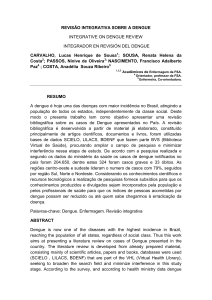 revisão integrativa sobre a dengue