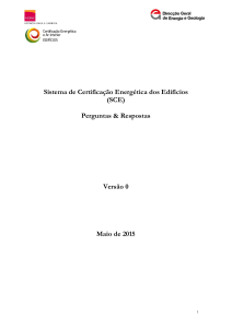 Sistema de Certificação Energética dos Edifícios (SCE) Perguntas