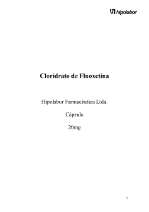 Cloridrato de Fluoxetina