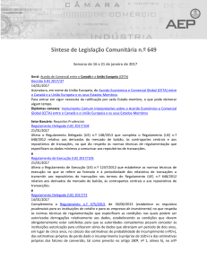 NOVA SINTESE SEMANAL DE LEGISLAÇÃO