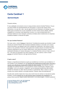 Carta Cardinal 1 - Cardinal Partners