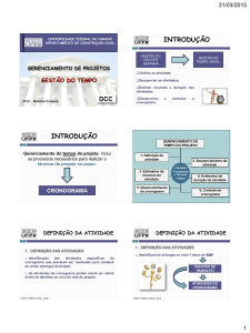 Gestão de Tempo