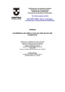 spb0526 ocorrência de gripe a h1n1 no ano de 2012 em