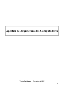Apostila de Arquitetura dos Computadores
