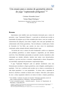 Um ensaio para o ensino de geometria através do jogo - fc