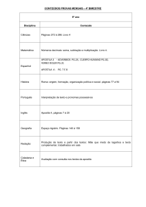 APOSTILA 3 - ADVERBIOS PG.24, CUERPO HUMANO PG.30