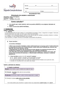 Como estudar? - Sagrado Rede de Educação