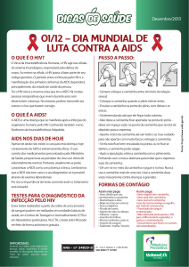 dicas de saude - AIDS_revisado.indd