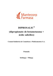 DIPROSALIC (dipropionato de betametasona + ácido