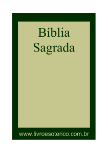 A Biblia - Ilha do Futuro