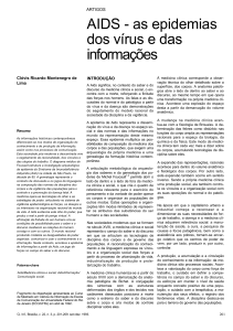 AIDS - as epidemias dos vírus e das informações