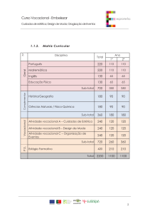 Curso Vocacional - Embelezar