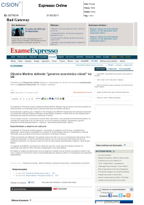 Expresso Online Bad Gateway - VIII EUROSAI Congress