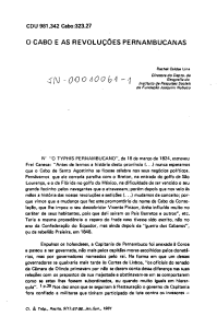 O CABO E AS REVOLUÇÕES PERNAMBUCANAS N 000400h4