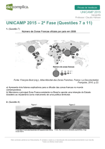 UNICAMP 2015 – 2ª Fase (Questões 7 a 11)