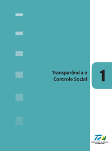 Cartilha Transparência e Controle Social Vol1 - TCM-CE