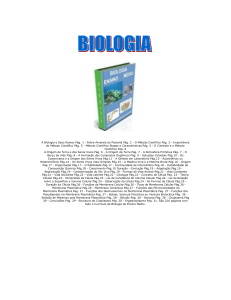 A Biologia e Seus Ramos Pág. 1
