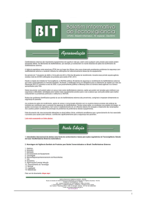 BIT – Boletim Informativo de Tecnovigilância, Brasília