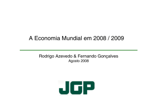 A Economia Mundial em 2008/2009 (PDF - 3584KB