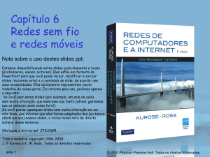 Cap&iacute;tulo 6 Redes sem fio e redes m&oacute;veis