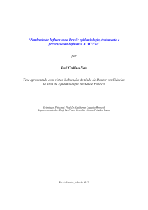 Pandemia de influenza no Brasil: epidemiologia, tratamento e