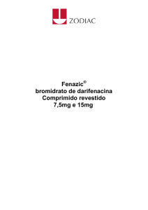 Fenazic bromidrato de darifenacina Comprimido revestido