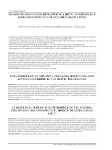 mulher no período pós-reprodutivo e hiv/aids: percepção e