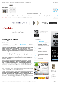 26/11/2015 - Matias Spektor - Colunistas - Folha