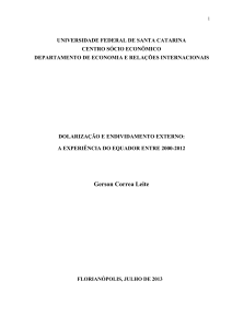 Gerson Correa Leite - Departamento de Economia e Relações